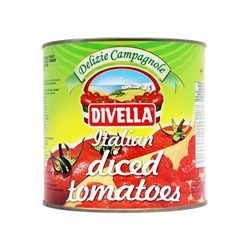 DIVELLA DICED TOMATO 2.5KG