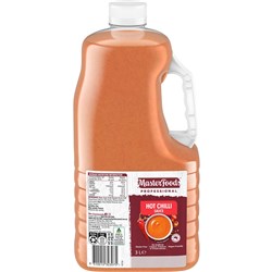 MASTERFOODS HOT CHILLI SAUCE 3LT
