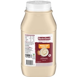 MASTERFOODS WHOLE EGG MAYONNAISE 2.2KG