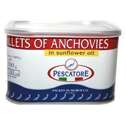 PESCATORE ANCHOVY FILLET 700GM