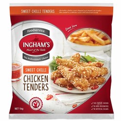 INGHAM SWEET CHILLI CHICKEN TENDERS 1KG