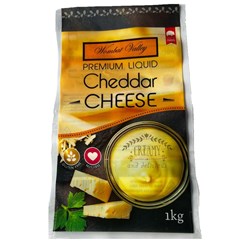 WOMBAT VALLEY CHEDDAR CHEESE SAUCE 1KG