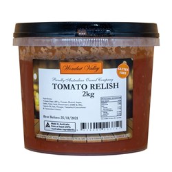 WOMBAT VALLEY FRESH TOMATO RELISH 2KG