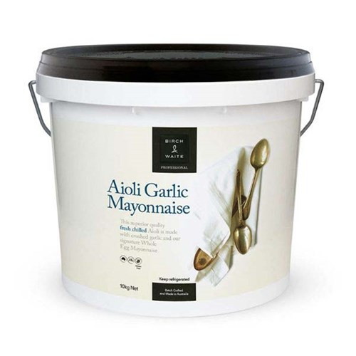 BIRCH & WAITE GARLIC AIOLI MAYONNAISE 10KG