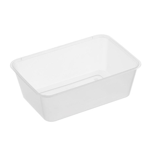 GENFAC 750ML CLEAR RECT CONTAINER 500's