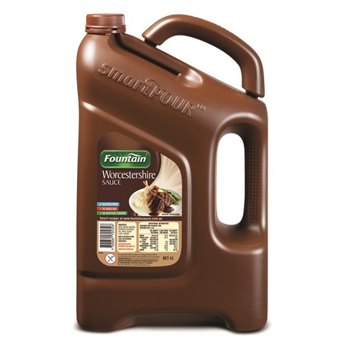 FOUNTAIN WORCESTERSHIRE SAUCE 4LT