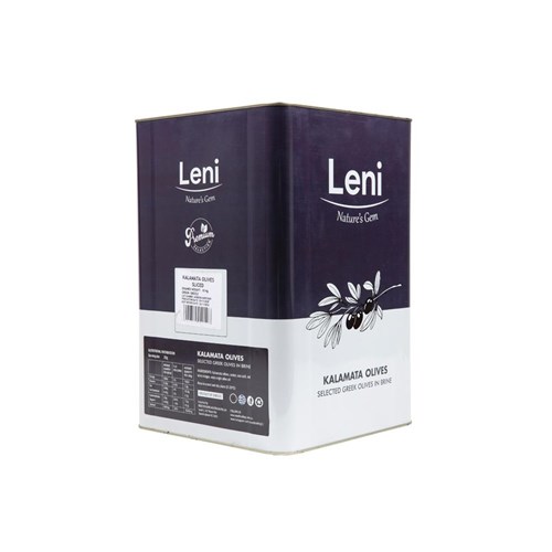 LENI SLICED KALAMATA OLIVES 10KG (NETT)