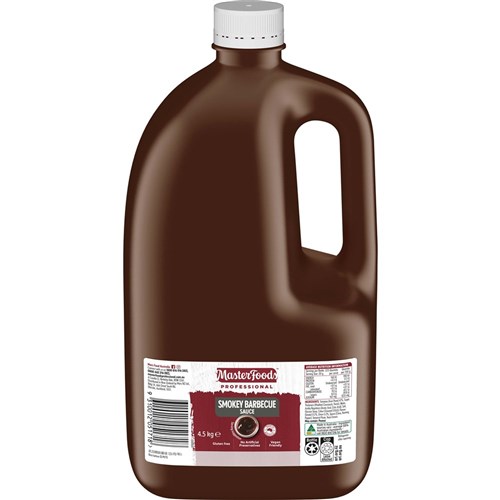 MASTERFOODS SMOKEY BBQ SAUCE 4.5KG