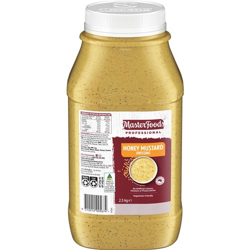 MASTERFOODS HONEY MUSTARD DRESSING 2.5KG