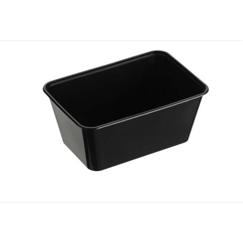 GENFAC CONT RECT BLACK 1000ML 500's