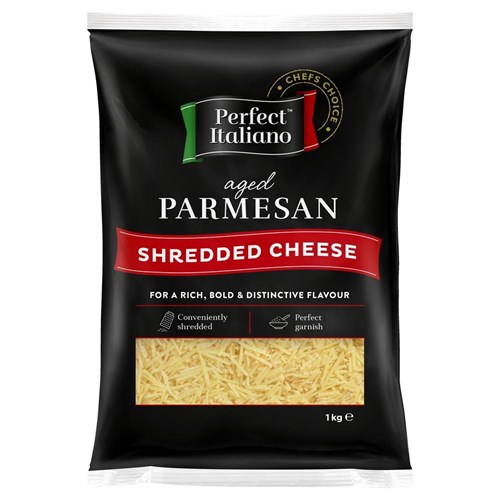 PERFECT ITALIANO SHREDDED PARMESAN CHEESE 1KG