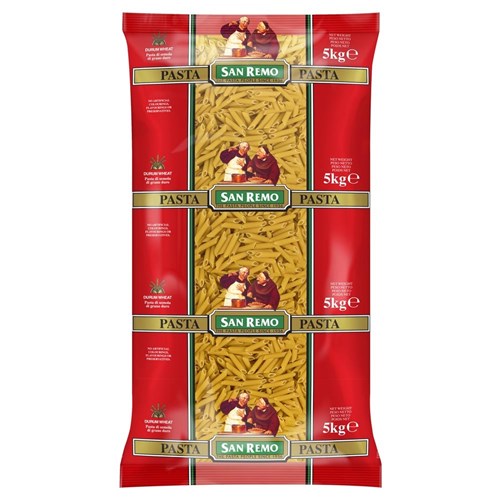 SAN REMO PASTA PENNE #18 2 X 5KG