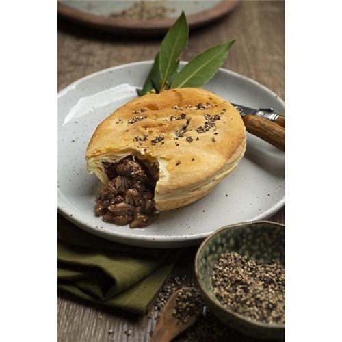 VILI'S STEAK AND PEPPERCORN PIE 12 X 160GM