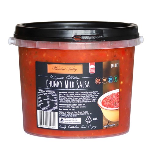 WOMBAT VALLEY CHUNKY MILD SALSA 2KG