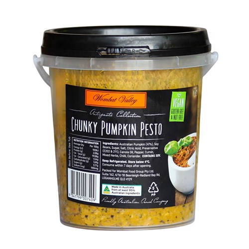 WOMBAT VALLEY VEGAN PUMPKIN PESTO 1KG